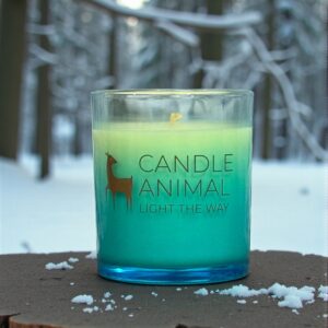 Frozen Garden Holiday Candle